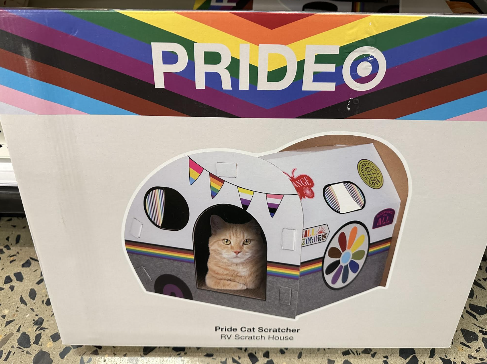 Target's "Pride" cat scratcher